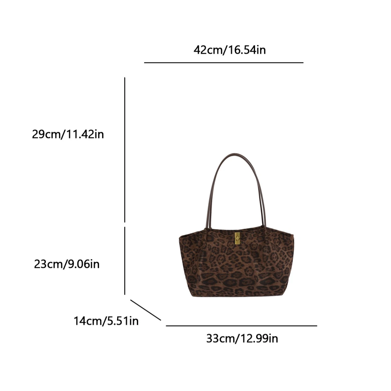 Retro Leopard Print Suede Tote - đánh giá và giá Luxury Bags Tote